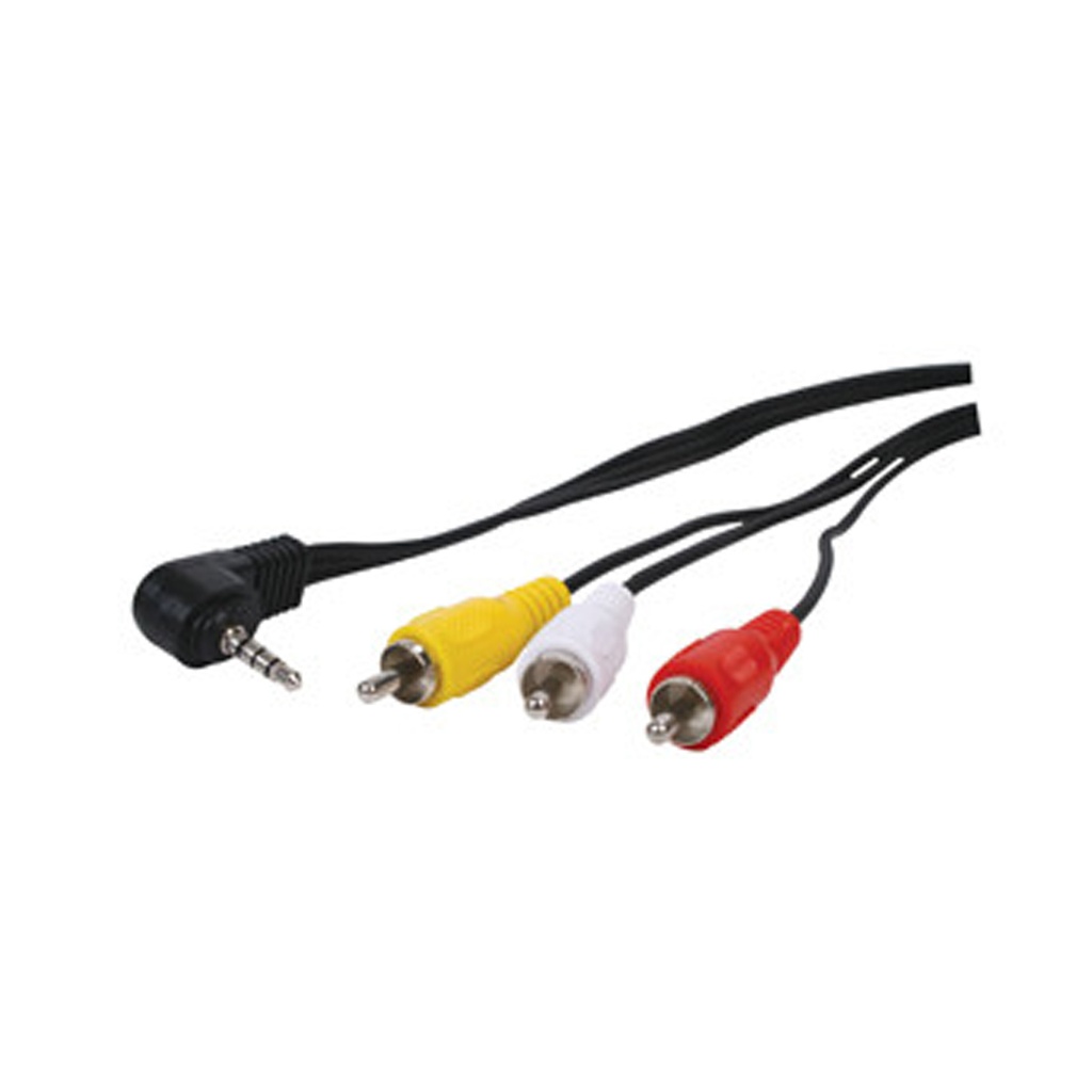 Cable Jack 3.5mm, 3xRCA 1.5m, cable de cámara