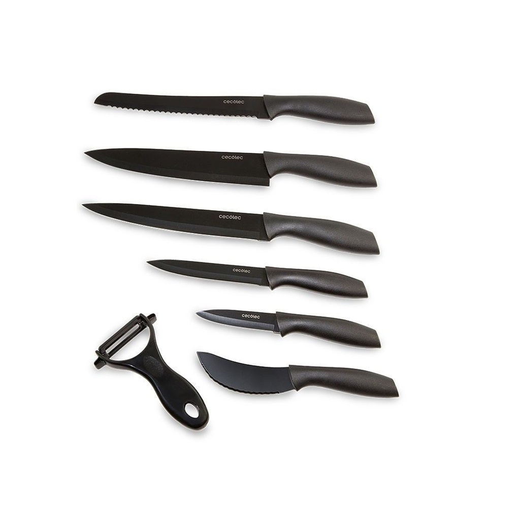 [03184809] CUCHILLOS 01012 TITANIUM 7 PIEZAS