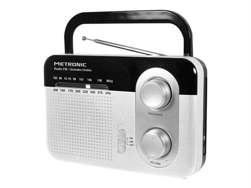 [05178147] RADIO ANALOGICA BLANCA AM/FM