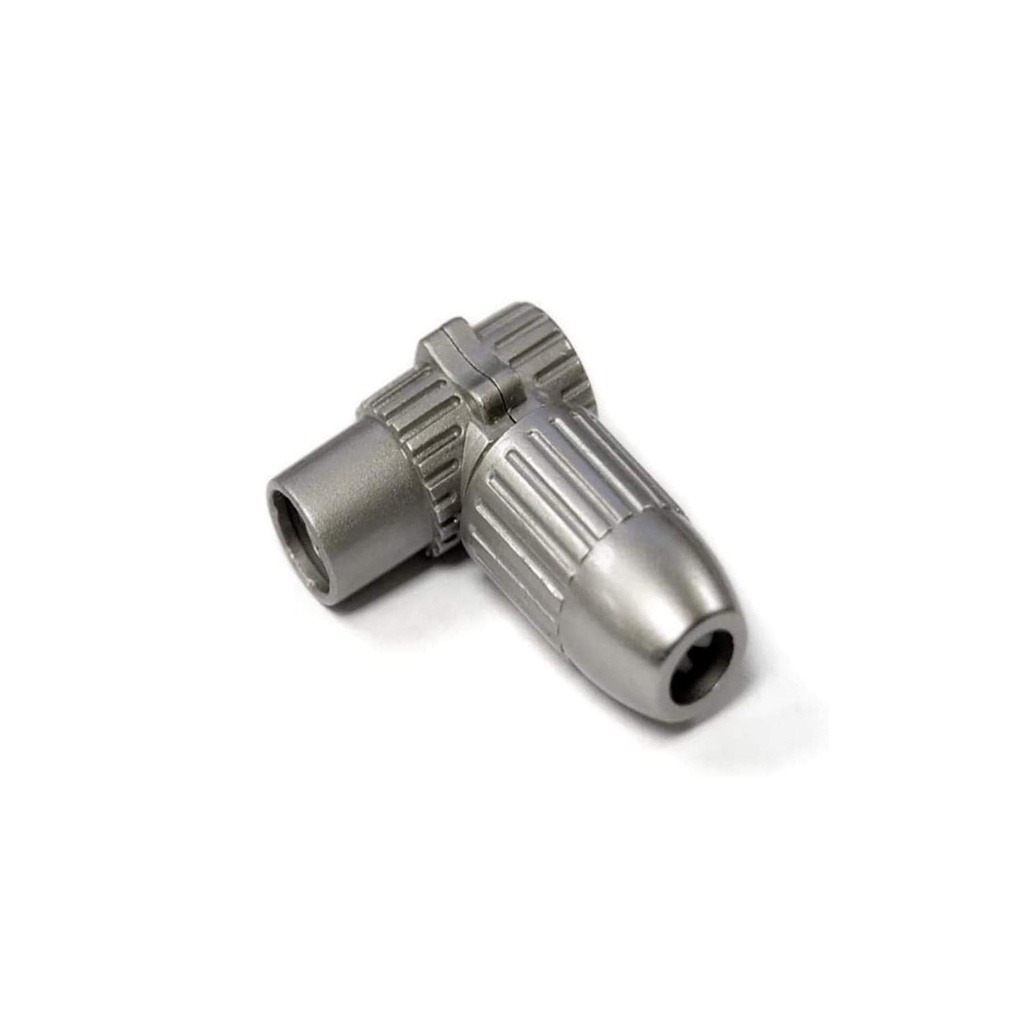 Conector Antena Coaxial Hembra Acodado Blindado Axil