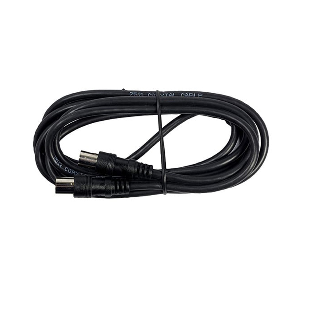 Prolongador antena 9,52 mm 5m negro