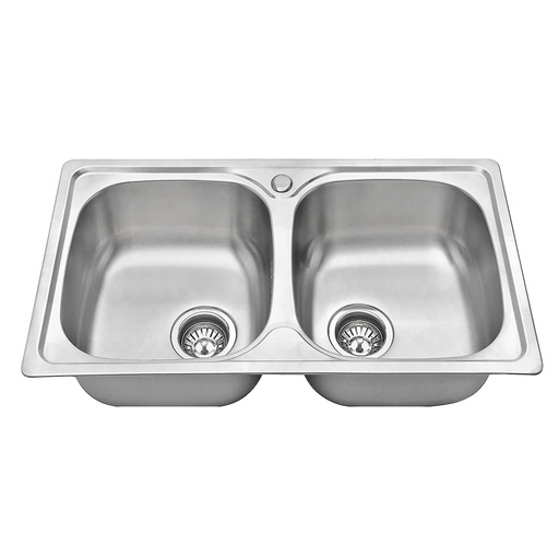 [B0B25BJ7TW] FREGADERO DUBLIN 2 SENOS INOX 80X44