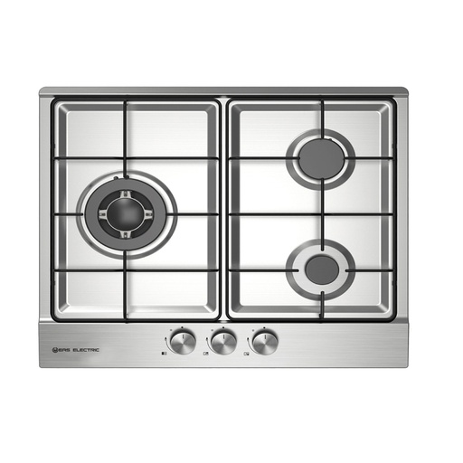 [EMH363GBNX] ENCIMERA GAS 3 FUEGOS 60CM