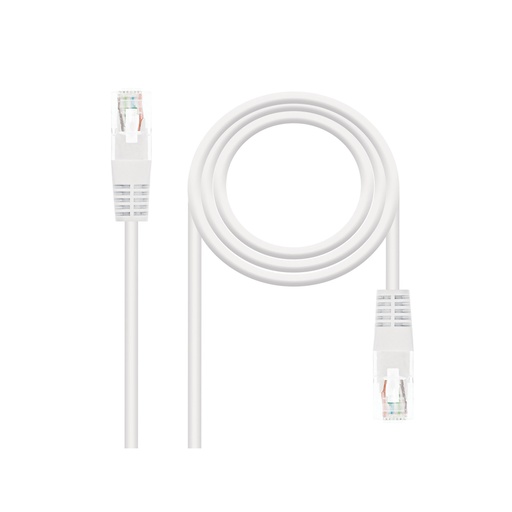 Cable de red latiguillo RJ45 Cat.5E UTP 1.5m