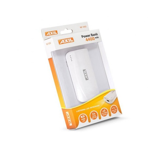 Powerbank con Linterna 4400mAh Axil NC1252
