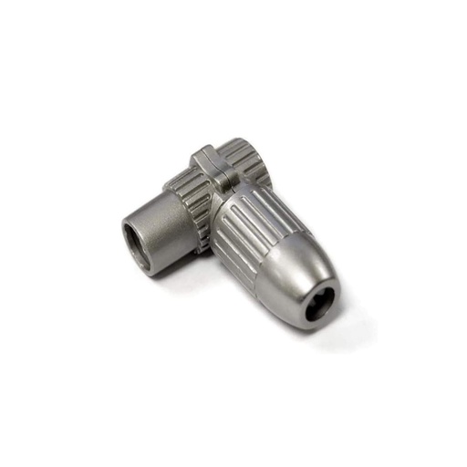 Conector Antena Coaxial Hembra Acodado Blindado Axil