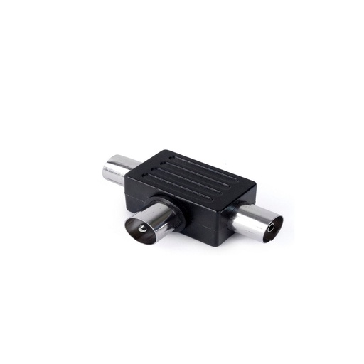 Conector triple 9,5 (1m/2h), plástico-metal flow pack