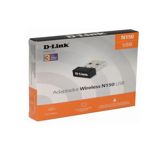Mini adaptador WIFI D-Link DWA-121 N150 USB